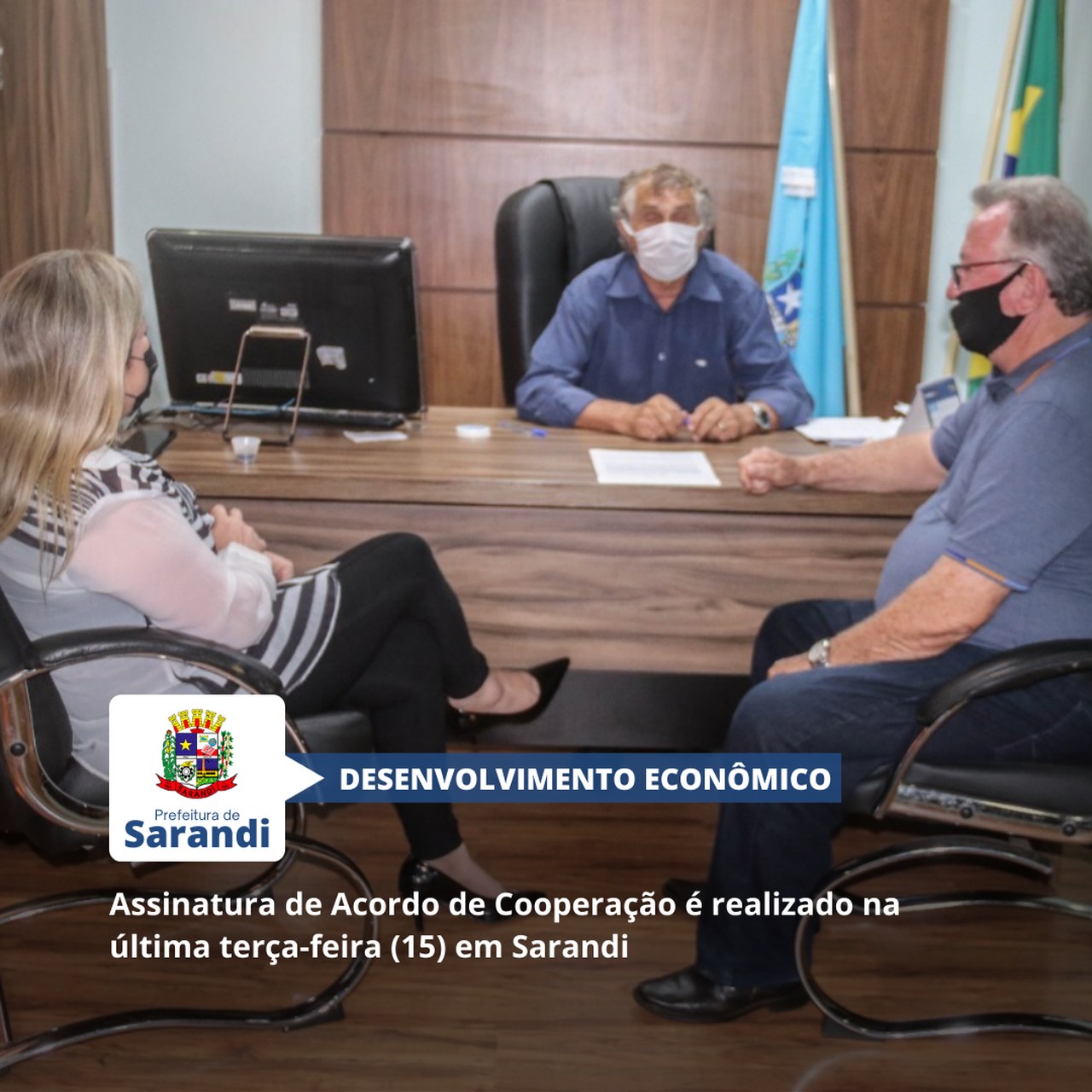 Assinatura de Acordo de Cooperação é realizado na última terça-feira (15) em Sarandi